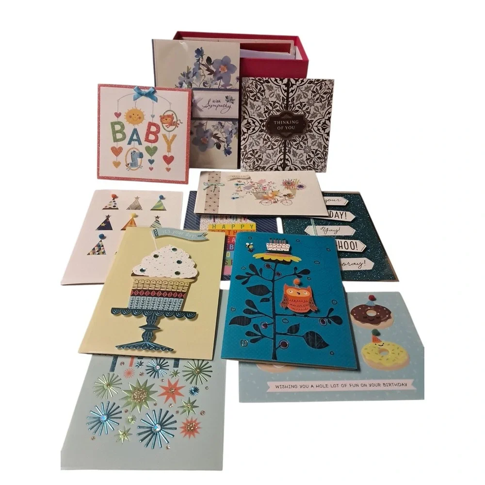 Hallmark 2019..20 Unique Handmade Greeting Cards - Perfect for All Celebrations